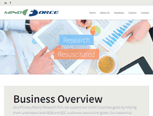 Tablet Screenshot of mindforceresearch.com